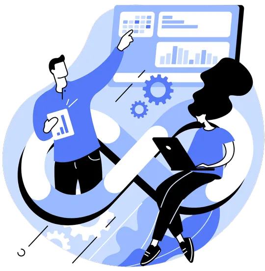 Simple illustration DevOps.